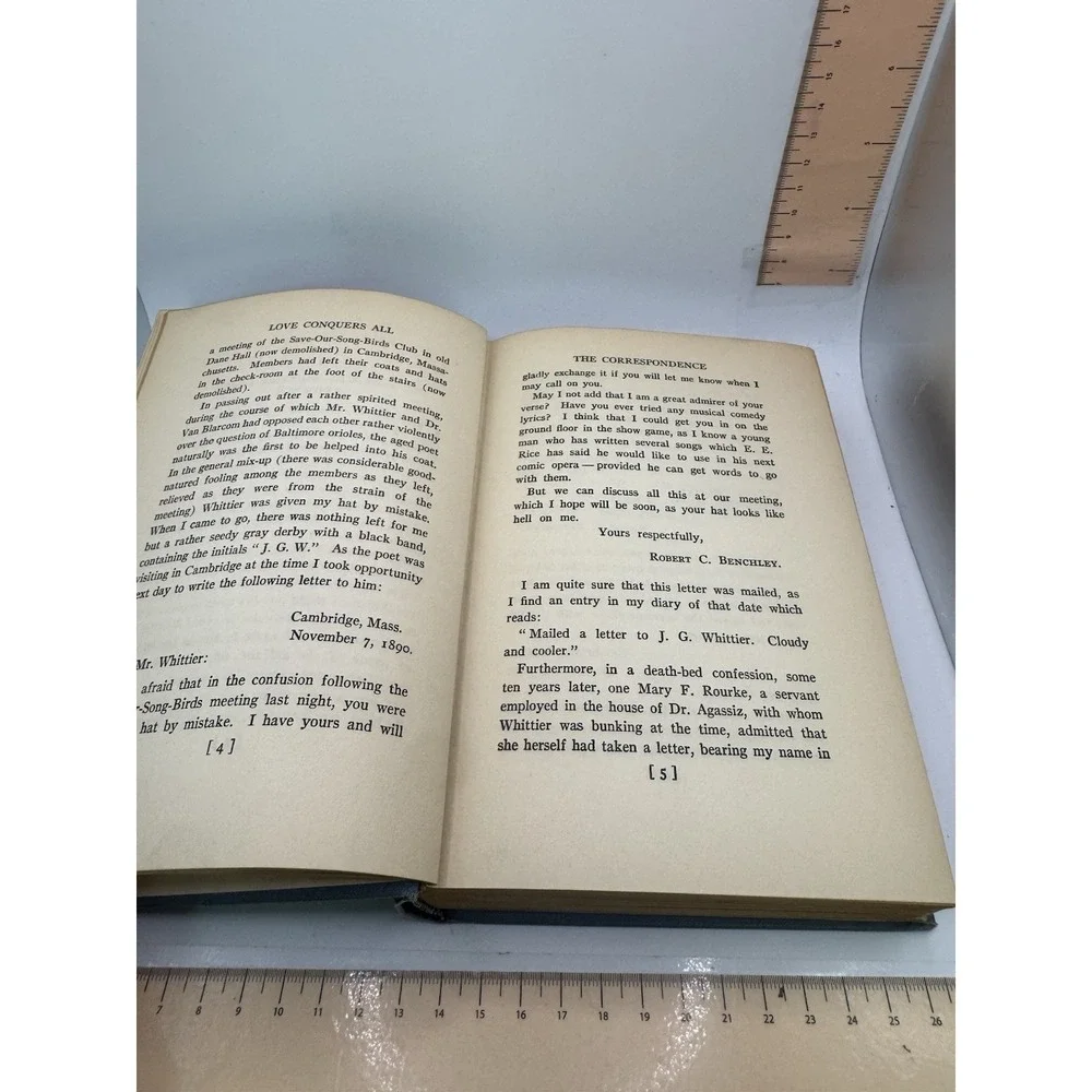 Robert C. Benchley Love Conquers All‎ Hardcover 1922 Garden City New York